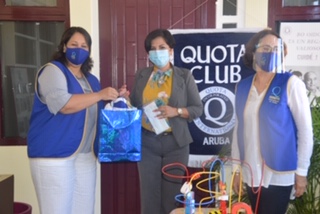 Quota International Of Aruba A Inicia Su “Siman Di Kibra Silencio” 160 Ssw Gift 1Picture