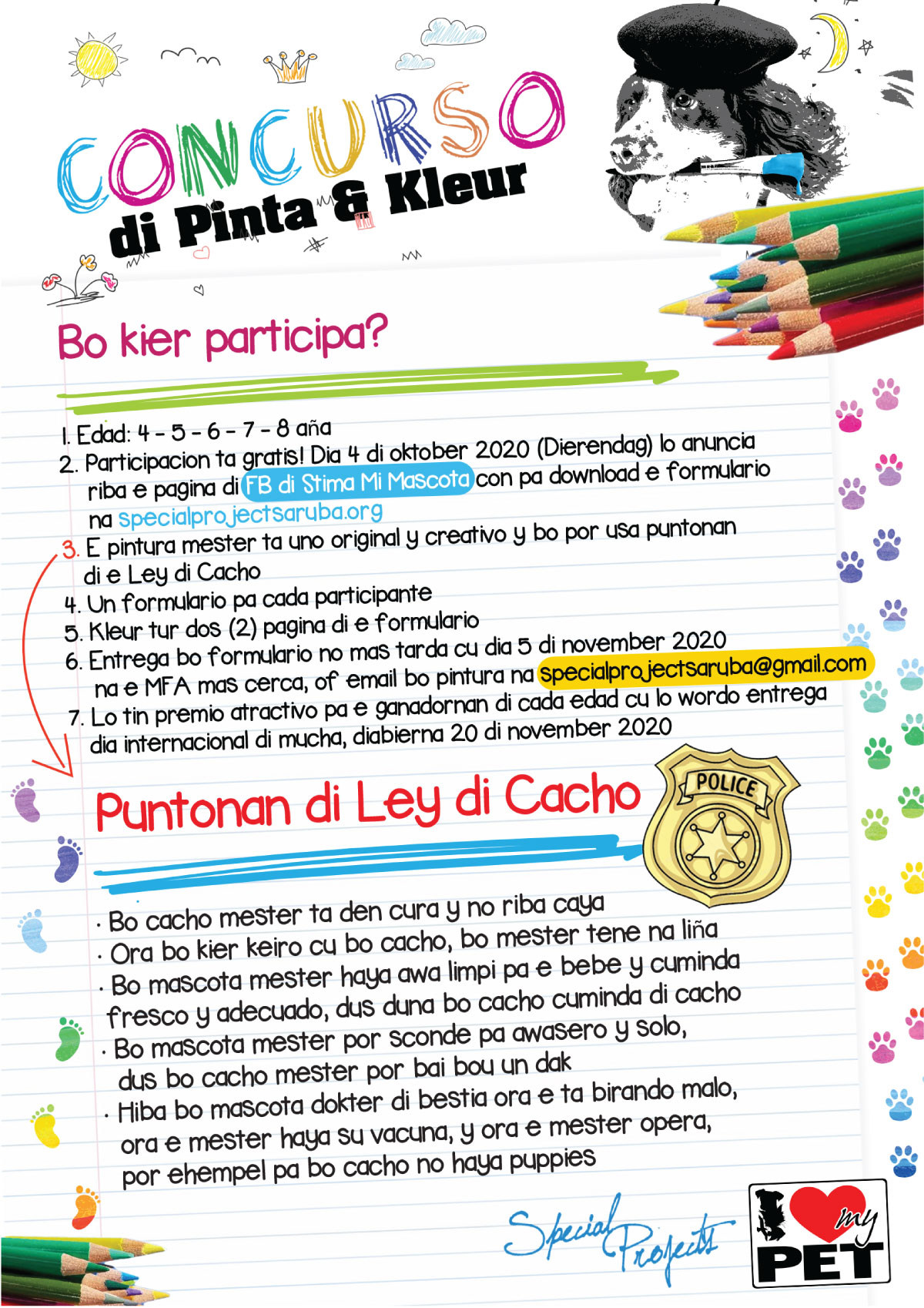 Falta 10 Dia So Mas Pa Pinta &Amp; Kleur Bo Mascota Favorito 160 Concurso Ilovemypet Pintaykleur Voorblad