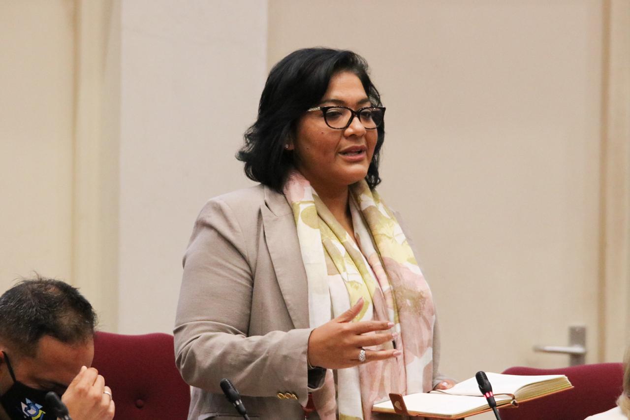 Minister Maduro A Presenta E Segundo Cambio Di Presupuesto 2020 Na Parlamento 161 Minister Xiomara Maduro Ruiz 2