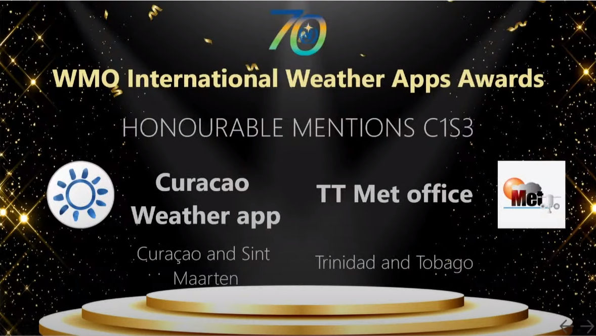 Meteo Ta Haña Rekonosimentu Mundial Pa Su Curaçao Weather App. 162 Award Anouncement 2020 2