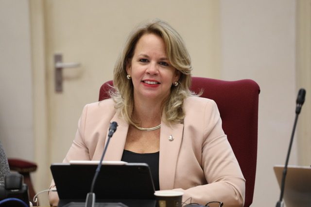 Prome Minister Evelyn Wever Croes