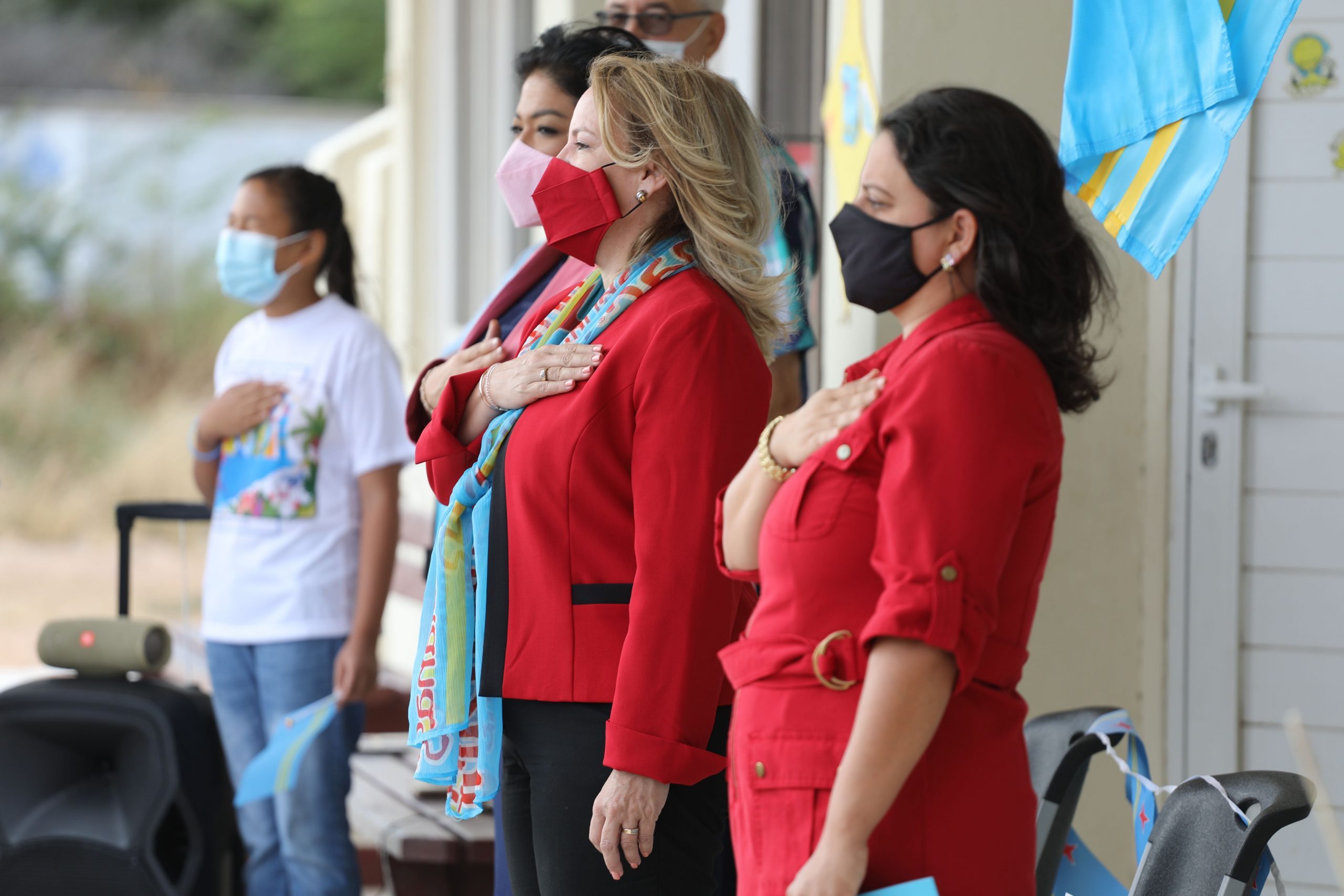Prome Minister Evelyn Wever-Croes: En Conexion Cu Celebracion Di 45 Aña Di Himno Y Bandera: Bishita Di Prome Minister Na Faith Revival School 162 3Faith Revival School Scaled