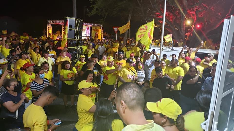 Movimiento Electoral Di Pueblo E Partido Mas Grandi Na Aruba Un Biaha Mas 163 Mep 7