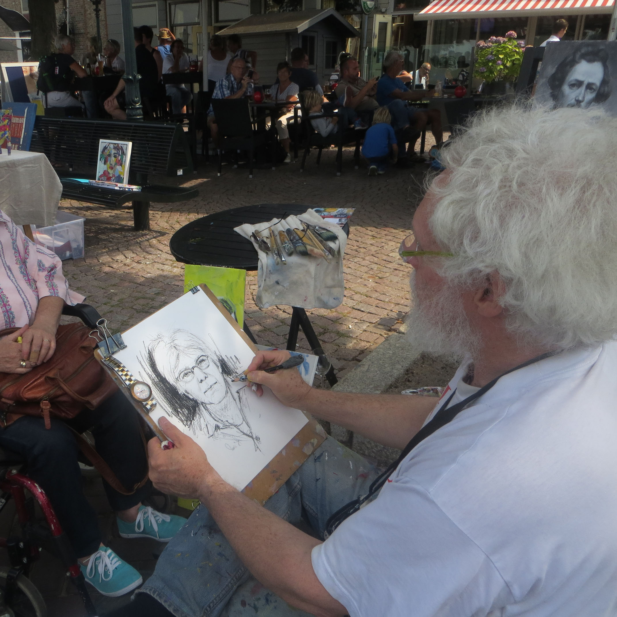 Streetportrait Sketching