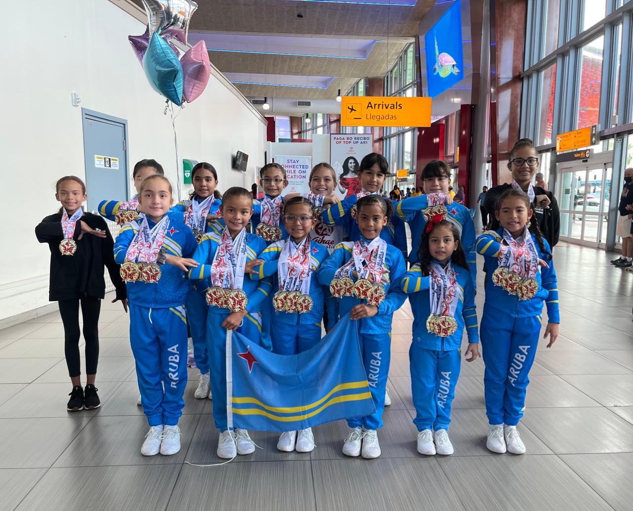Aruba A Partisipa Na Competencia Di Magical Classic Gymnastics 2022 Y A Bin Cu Oro,Zilver Y Brons Cas 161 Club Di Gilhae Gymnastics 2