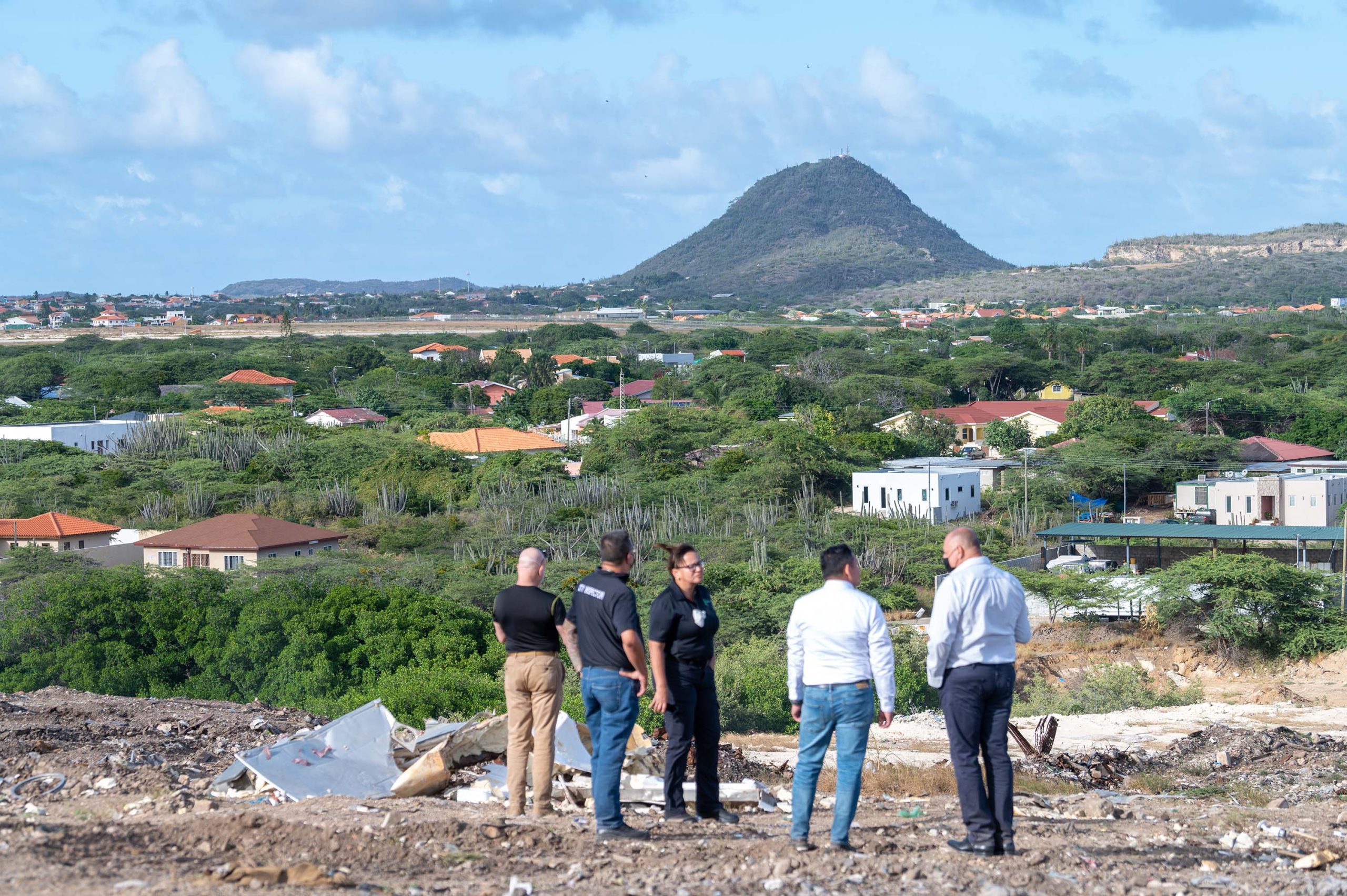 Minister Ursell Arends Un Biaha Mas Ta Constata Gravedad Di E Situacion Na Parkietenbos 161 Ua @ Parkietenbos 15 Feb 2022 2 Scaled