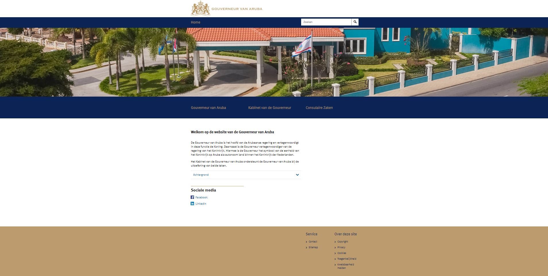 Website Nobo Gobernador Di Aruba 160 Website Ga Ned