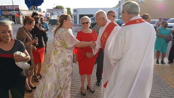 Prome Minister Presente Na E Ceremonia Di Desvelacion Di Plaza San Juan Pablo Ii 163 Plaza ..05