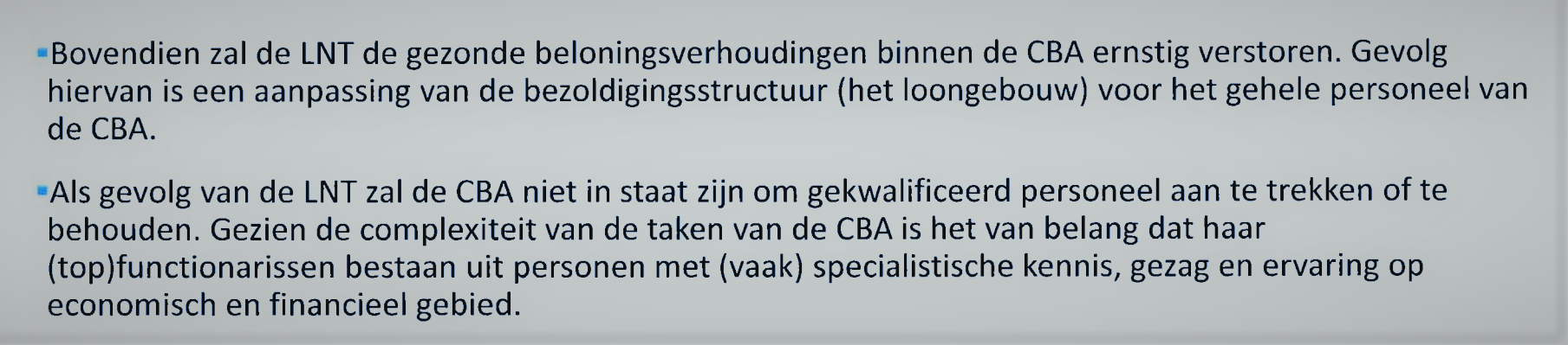 Zorgen Van Cba