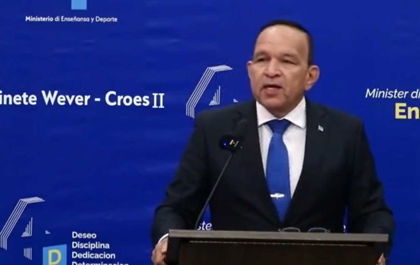 Minister Endy Croes : Hunto a firma un acuerdo cu puntonan di mas ...