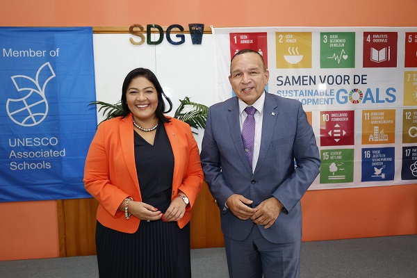 Minister Endy Croes A Presencia Unesco Kick Off Ceremony