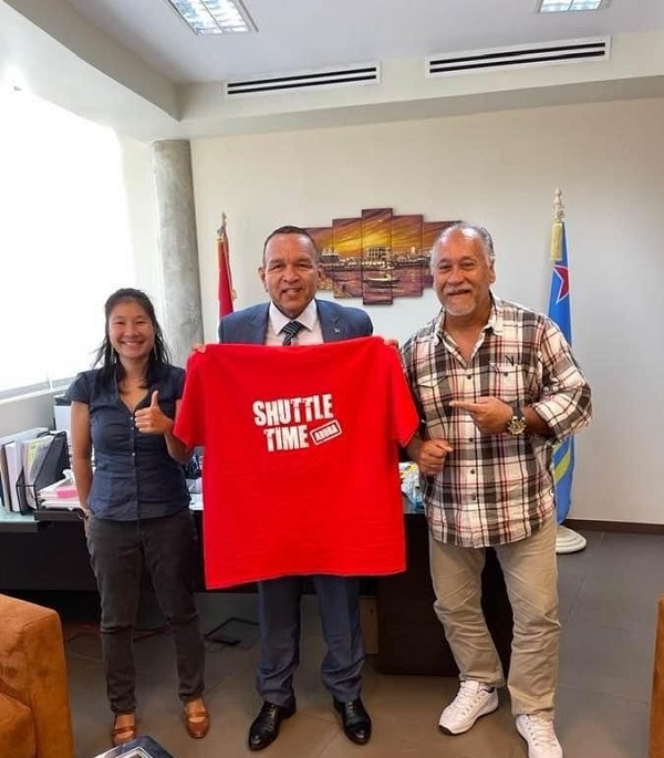 Minister Endy Croes A Reuni Cu Directiva Cu Aruba Badminton Federation2