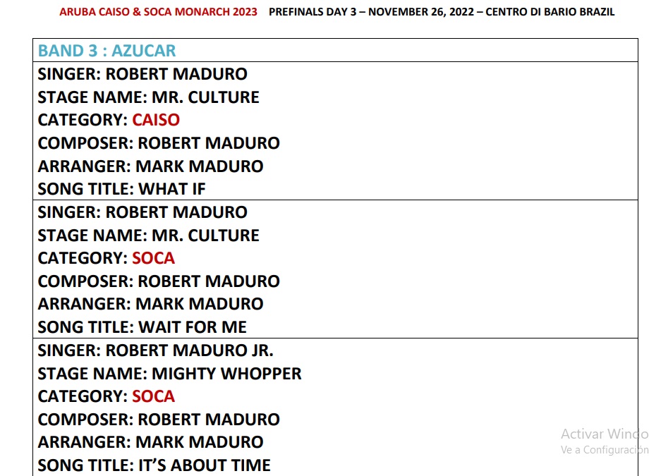 Band 3 Azucar