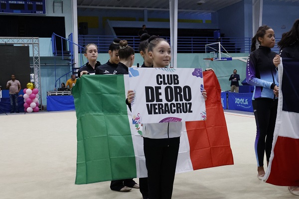 Minister Endy Croes A Hiba Palabra Na E Gran Apertura Di Aruba International Cup 2022 Rhythmic Gymnastics..
