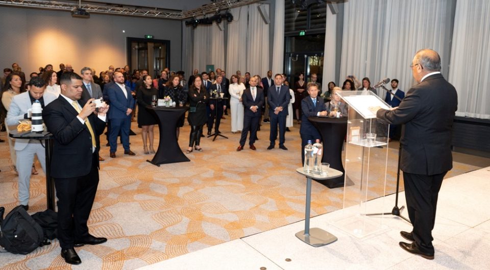 Exitoso Recepcion Di Introduccion Di Mr. Ady Thijsen Como Minister Plenipotenciario.