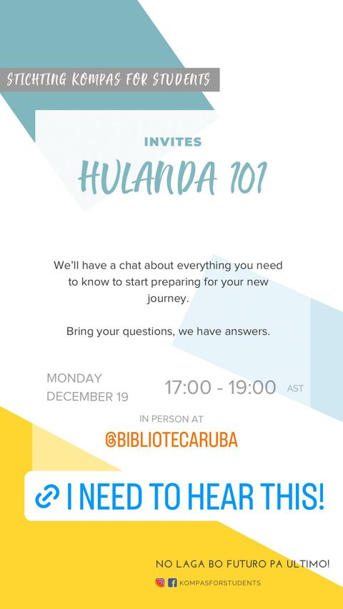 Informacion Pa Studiante Cu Ta Bay Biba Na Hulanda 160 Student Info