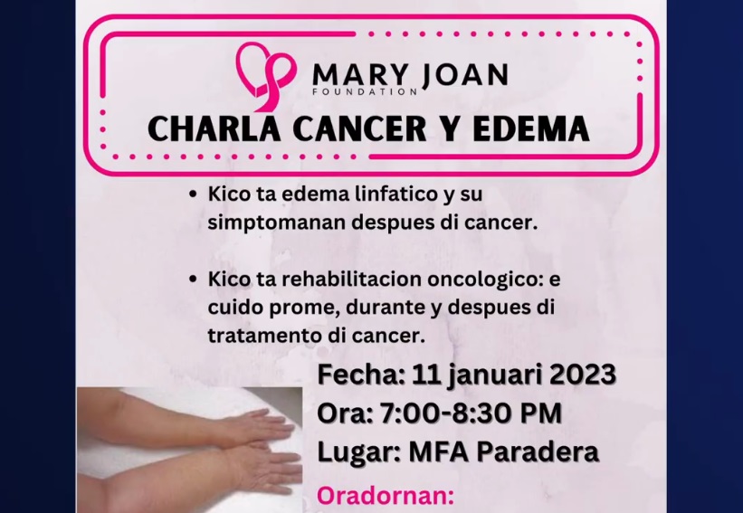 Charla Interesante Di Marry Joan Foundation Riba Cancer Y Edema