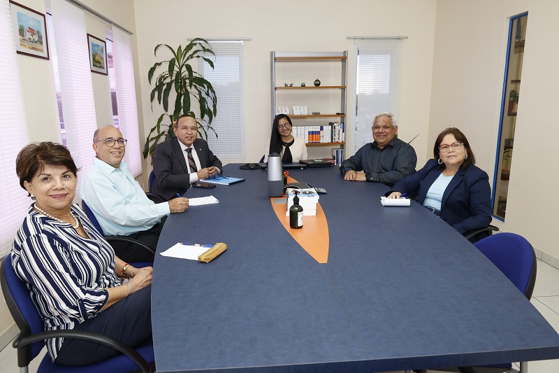Minister Endy Croes A Ricibi Presentacion Preliminar Di E Organogram Nobo Di Dps