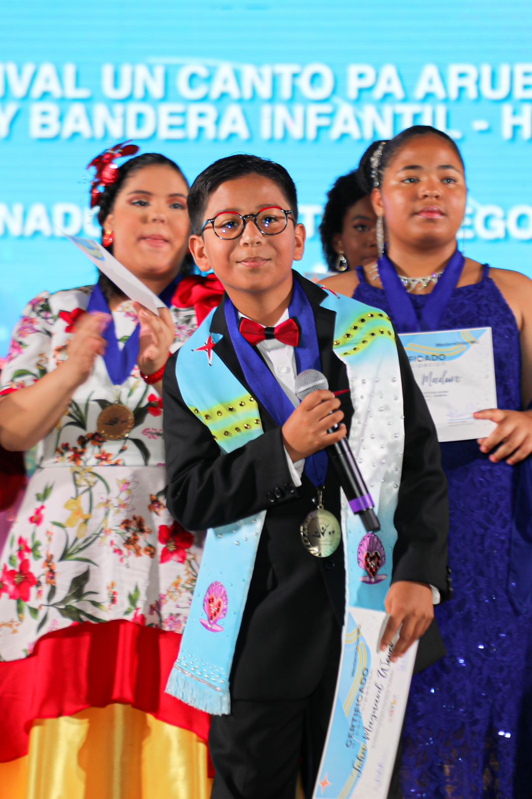 Minister Di Xiomara Maduro Ta Expresa Palabra Di Pabien Na E Ganadonan Y Demas Participante 163 2023 Festival Hubenil 08