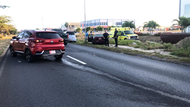 Accidente Na Avenida Nelson O. Oduber