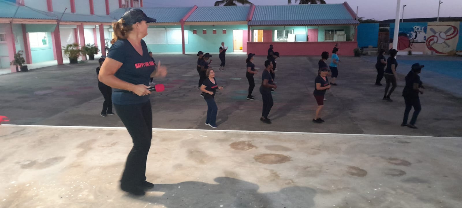 Line Dance Groep Happy Line Dancers A Celebra Nan Prome Aña 162 Grupo Di Baile 6