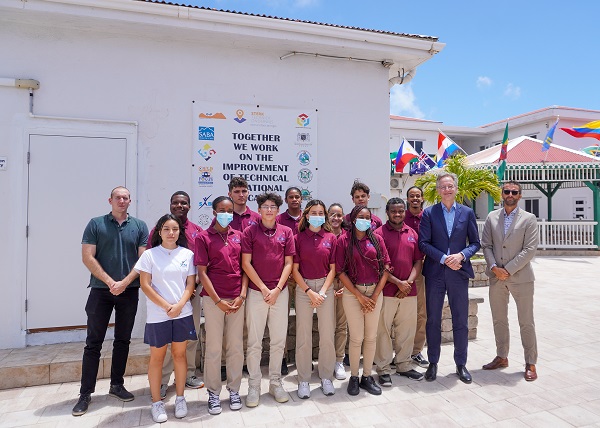 Minister Dijkgraaf With Students Group