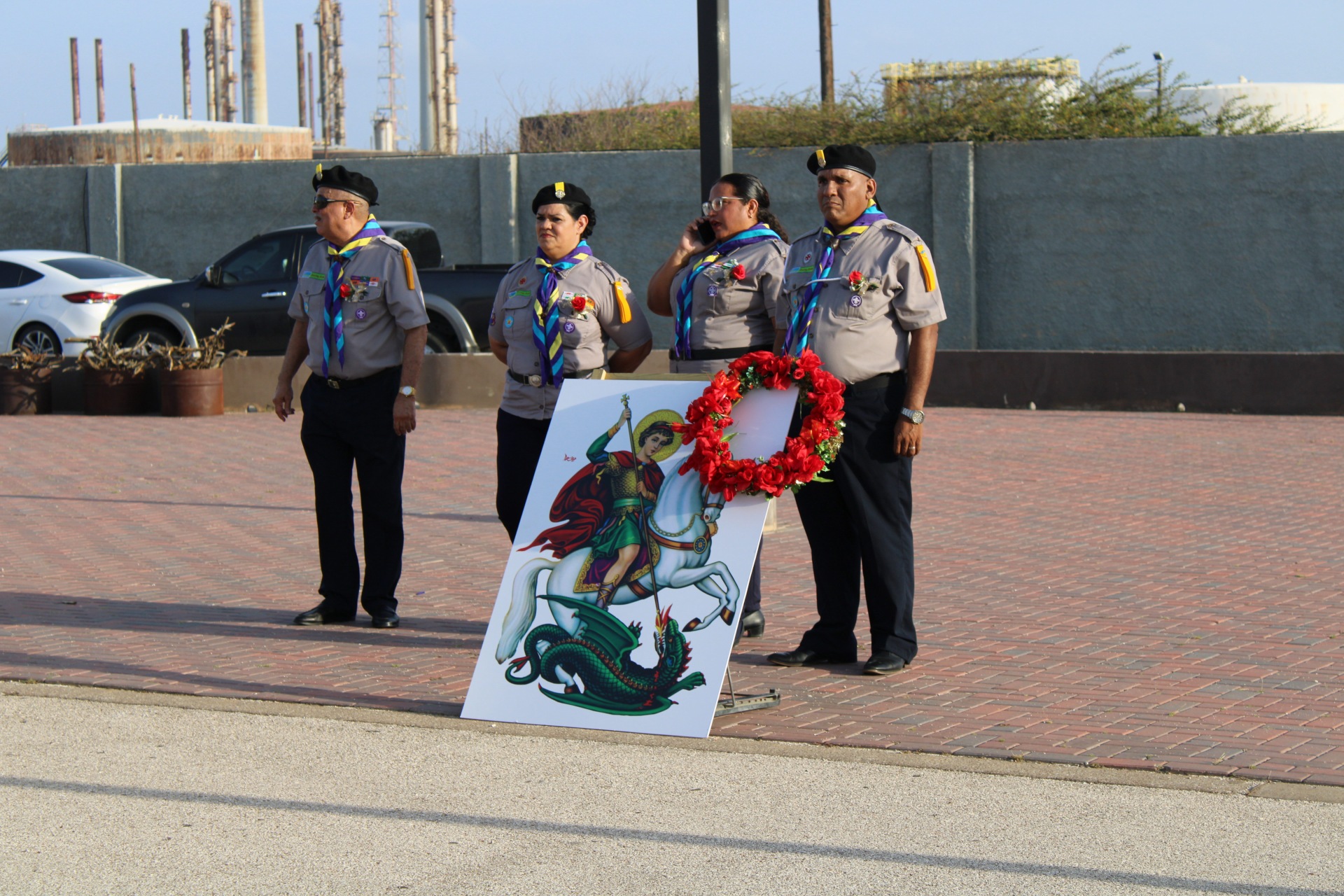 Riba Dia Di San Jorge Ta Recorda Guerero Cu A Bringa Contra Maldad Y Persecucion Di Ciudadanonan Inocente.06