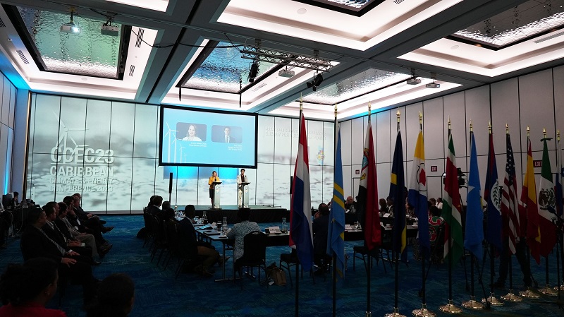 Prome Minister Evelyn Wever-Croes: E Conferencia &Quot;Caribbean Climate Energy Conference 2023&Quot;, Tabata Un Exito 160 Ccec23