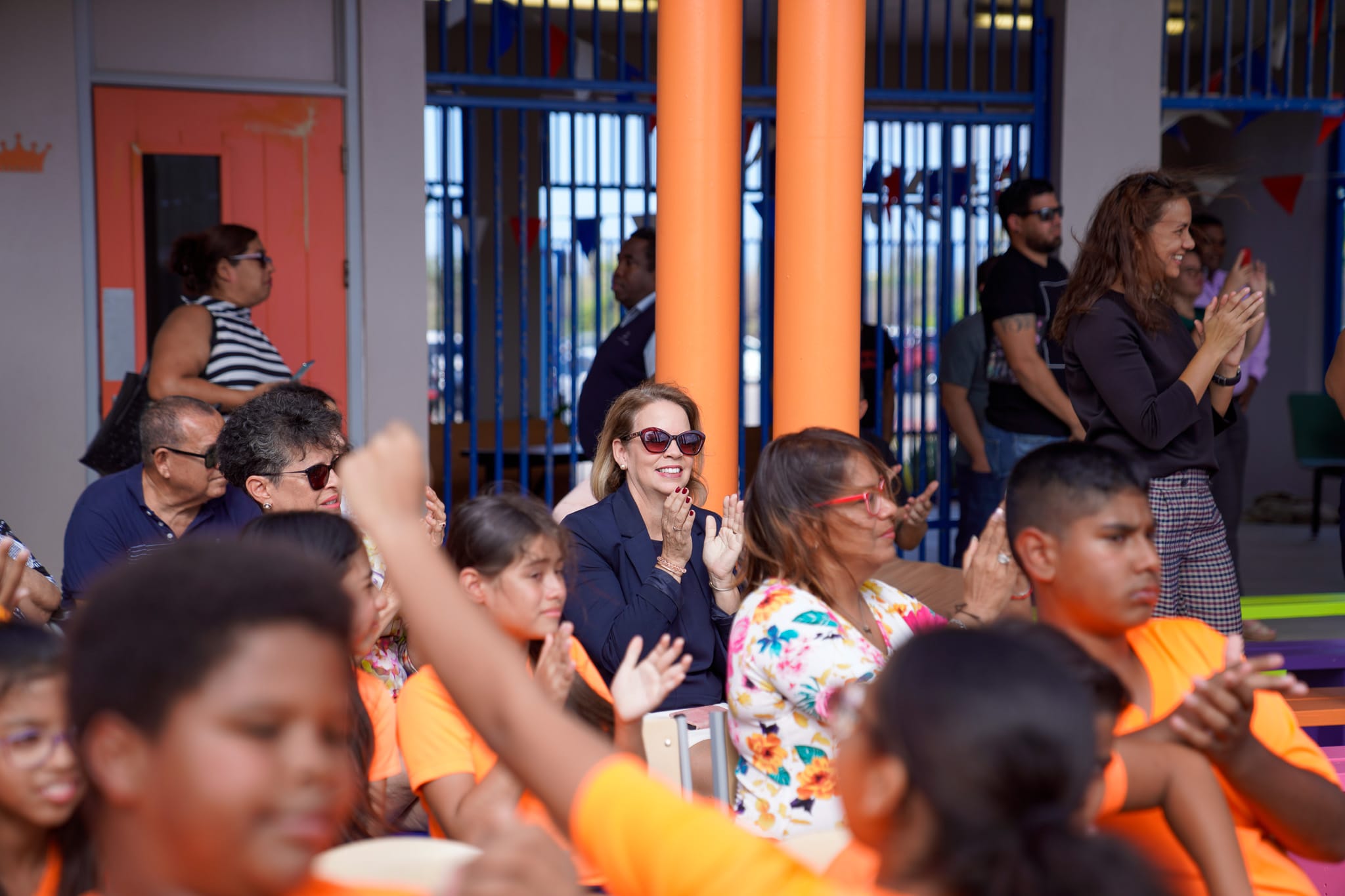 Prome Minister A Disfruta Di Un Bunita Presentacion Di Leerorkest Y Muchanan Di Prinses Amalia Basisschool 163 Mp Leeorkest 8