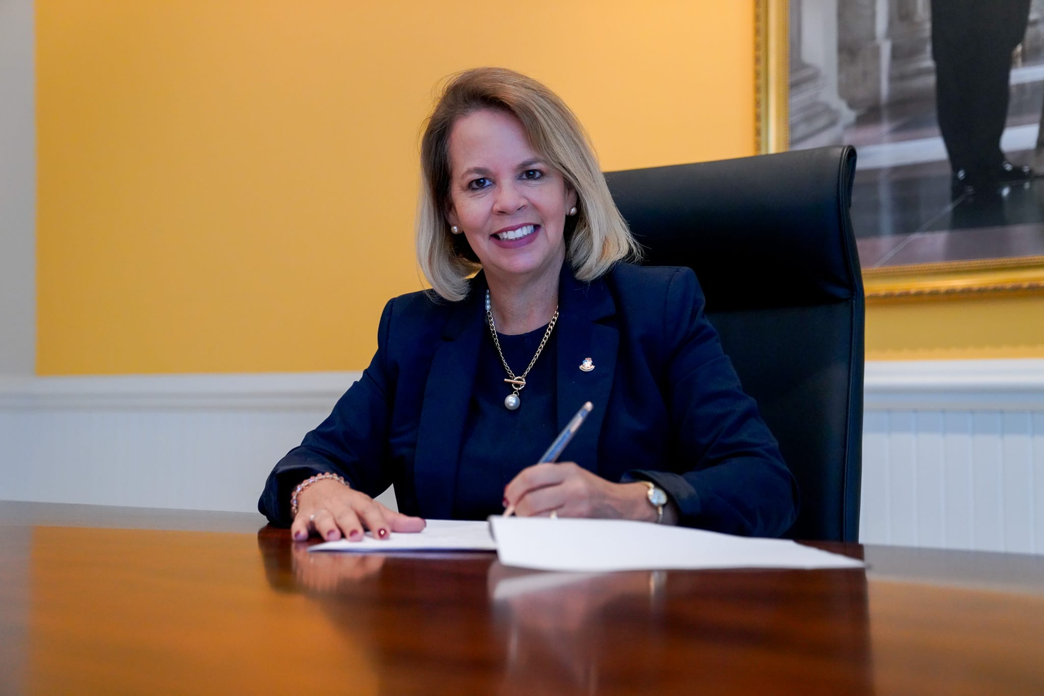 Prome Minister Evelyn Wever-Croes: A Firma Protocol Pa Independisacion Di Raad Van Advies 162 Mp Rva 4