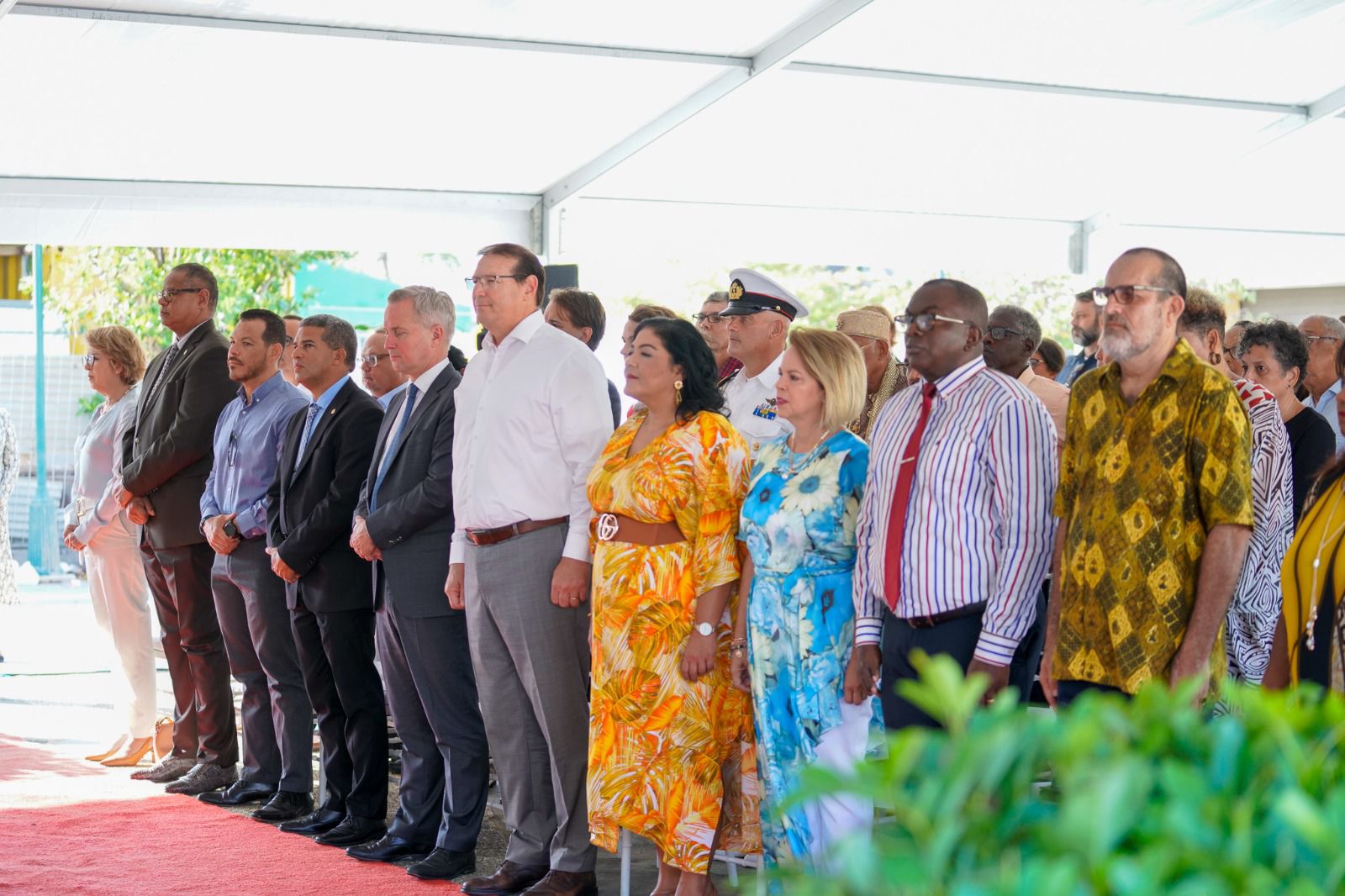 Minister Di Finansa Y Cultura Xiomara Maduro: Aruba A Conmemora 160 Aña Cu Sclavitud A Wordo Aboli Den Reino Hulandes 173 Ceremonia 160 Anta 03