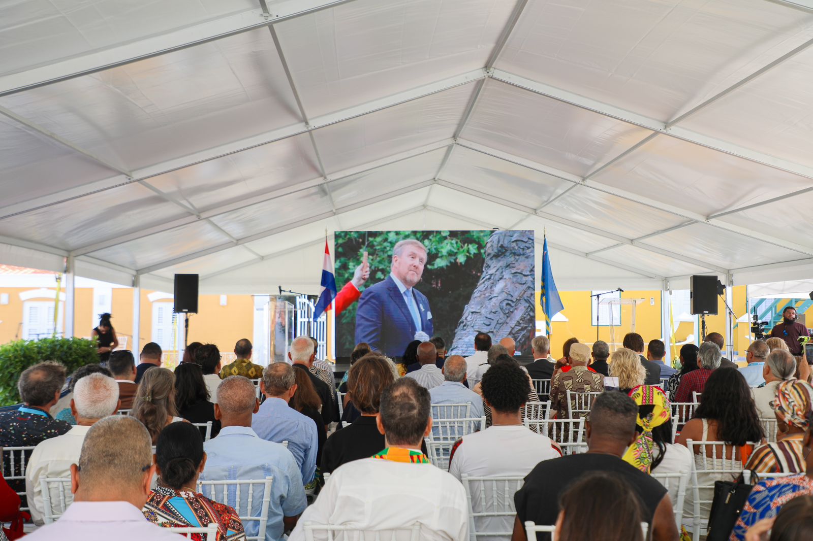 Minister Di Finansa Y Cultura Xiomara Maduro: Aruba A Conmemora 160 Aña Cu Sclavitud A Wordo Aboli Den Reino Hulandes 170 Ceremonia 160 Anta 09