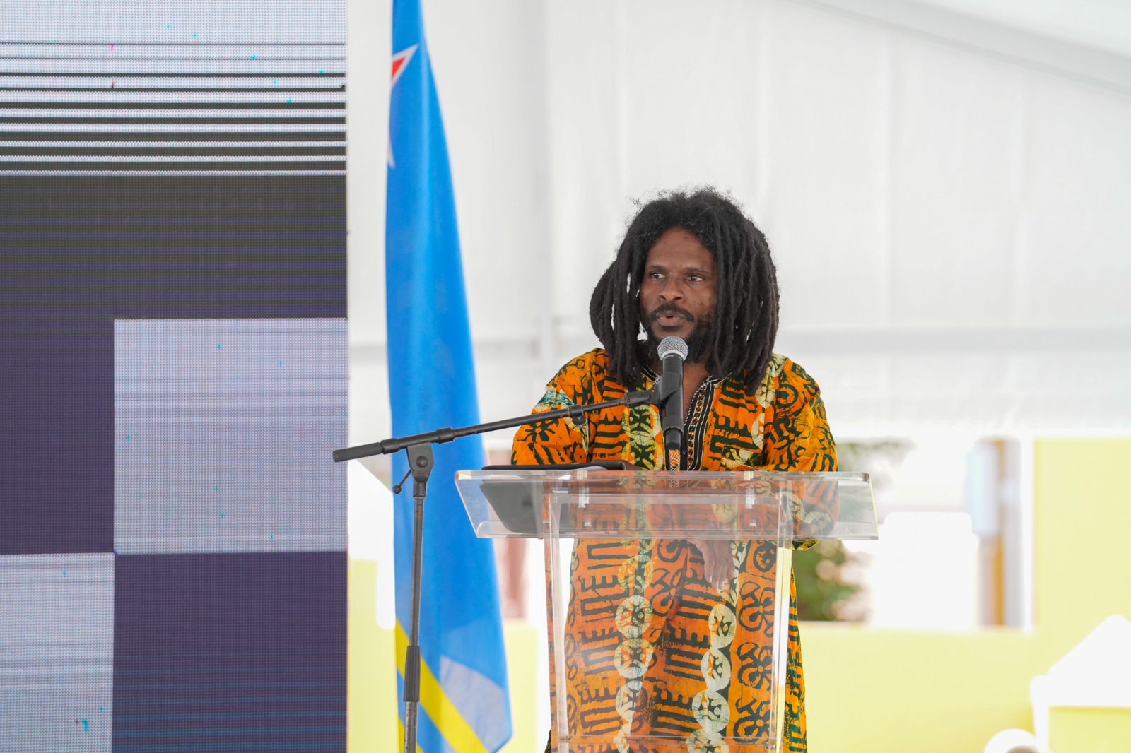 Minister Di Finansa Y Cultura Xiomara Maduro: Aruba A Conmemora 160 Aña Cu Sclavitud A Wordo Aboli Den Reino Hulandes 160 Ceremonia 160 Anta 15