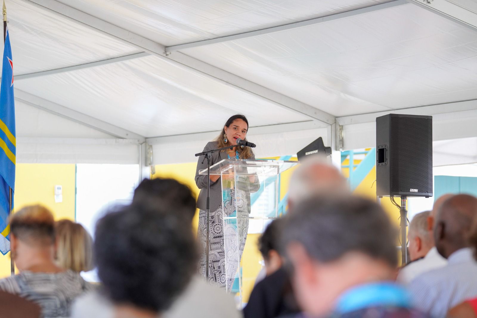 Minister Di Finansa Y Cultura Xiomara Maduro: Aruba A Conmemora 160 Aña Cu Sclavitud A Wordo Aboli Den Reino Hulandes 166 Ceremonia 160 Anta 16