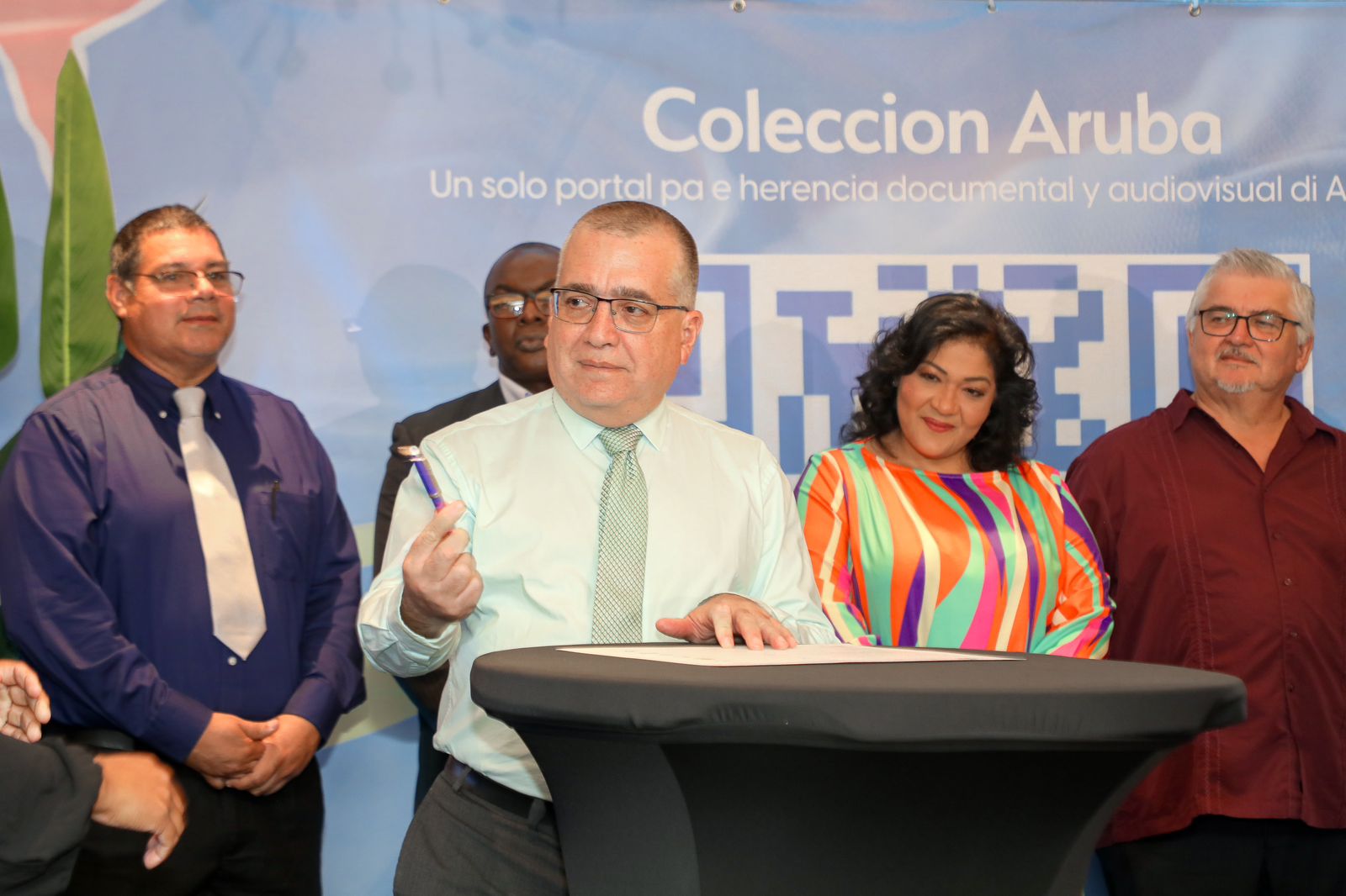 Minister Maduro Di Cultura Ta Informa: Diferente Instancia Ta Colabora Pa Haci E Plataforma Digital Coleccion Aruba Posibel 163 Lansamento Coleccion 05