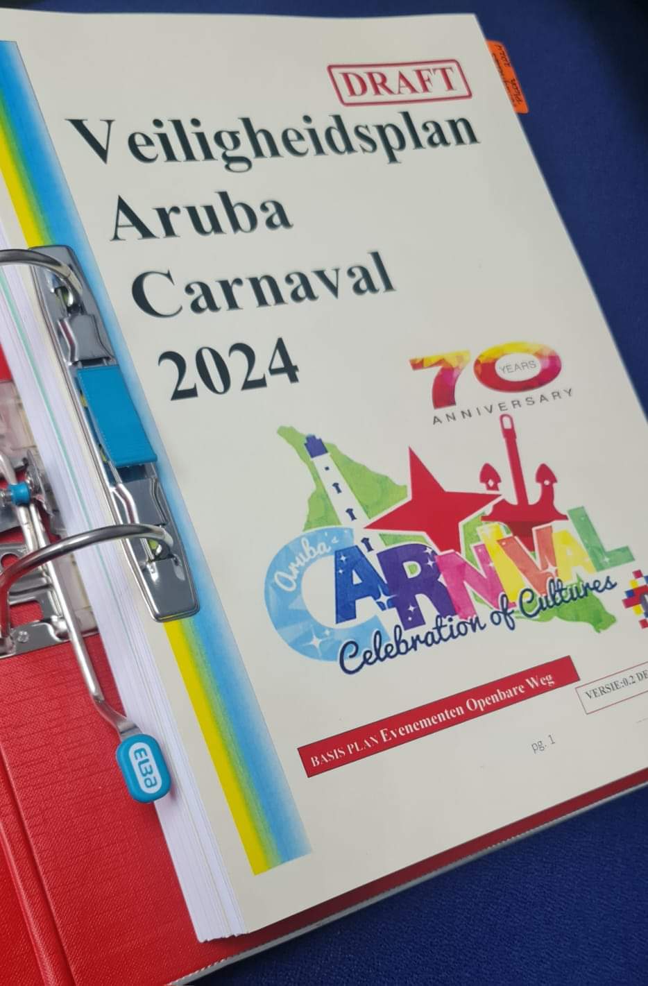 Gruponan A Entrega Nan Veiligheidsplan Aruba Carnaval Plan Di Siguridad Di Aruba Su Carnaval.66