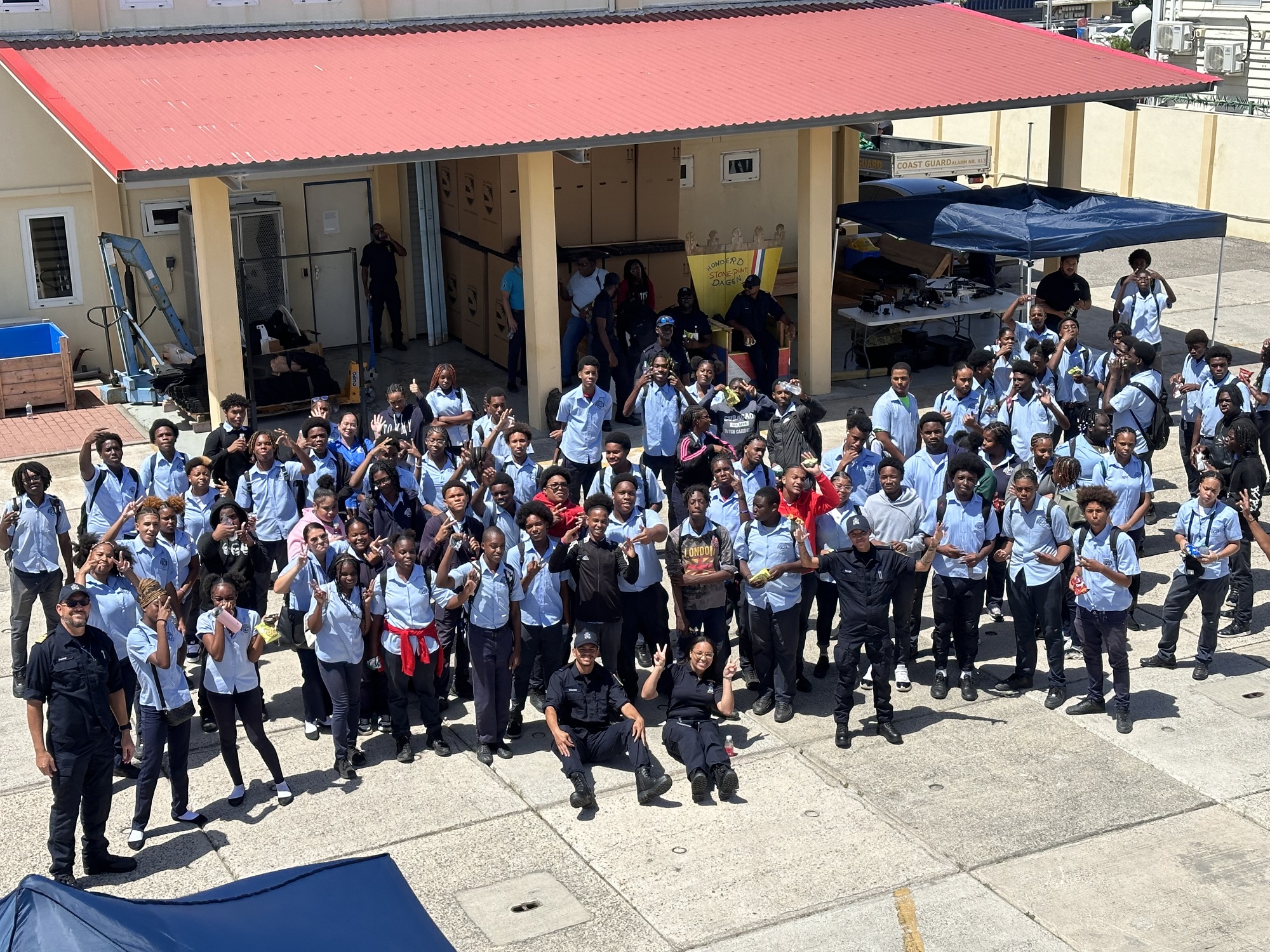 Milton Peters College Visits The Coast Guard 160 Milton Peters College Visits The Coast Guard.2