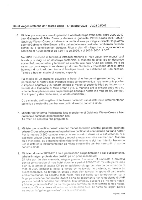 Contestacion Minsiter Dangui 4