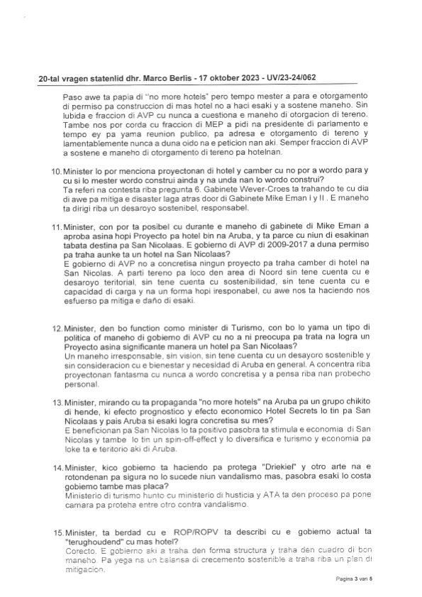 Contestacion Minsiter Dangui 5