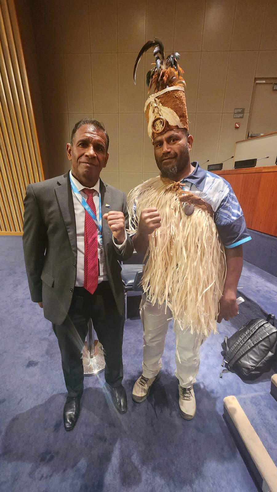 Boneiru Human Rights Organisashon I Attended The 79Th General Assembly Of Nashonan Uni - Seshon Of The 4Th Committee Of Territories-Without-Self-Governance 161 Rei Hippolyte Sinewami Htamumu Di Pueblo Kanaky Nueva Caledonia