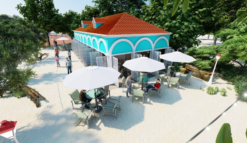 Construccion Di Restaurant Na Baby Beach Un Hoya 3
