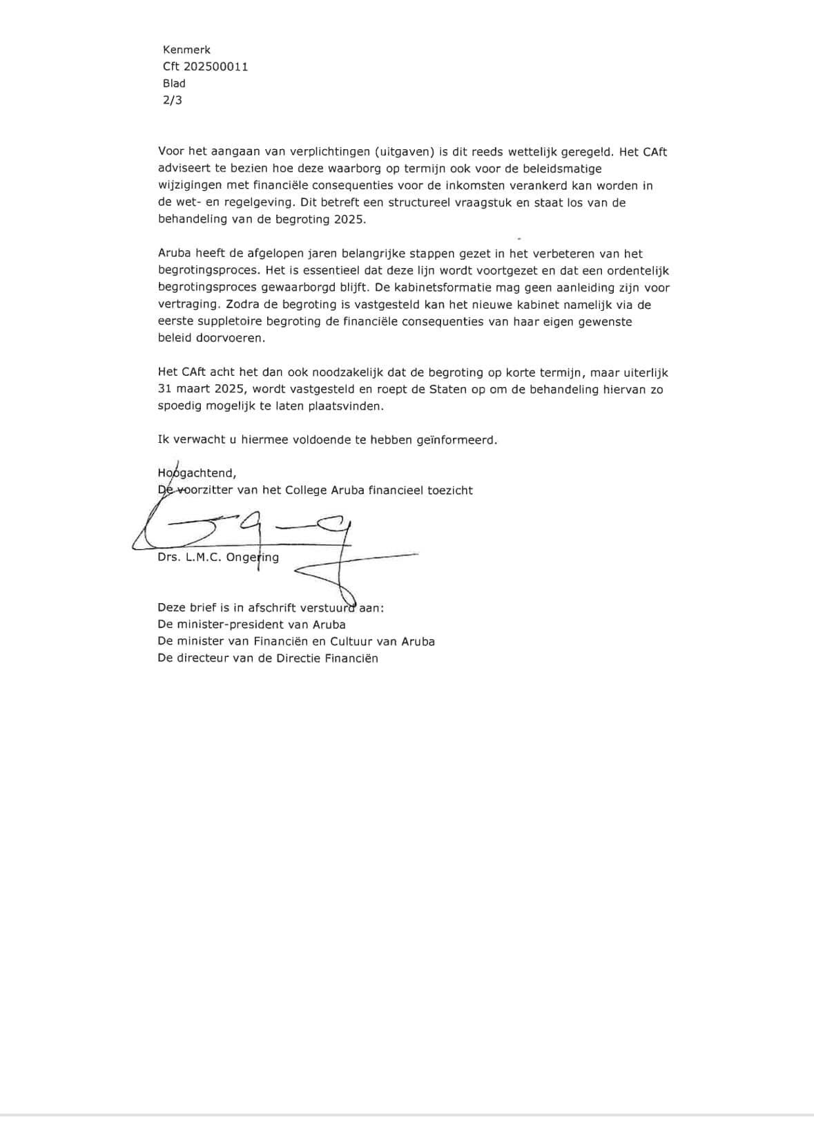 Prome Minister Ta Elabora Riba E Carta Di Caft Na Parlamento Di Aruba 161 Mp Carta Caft Na Parlamento 2