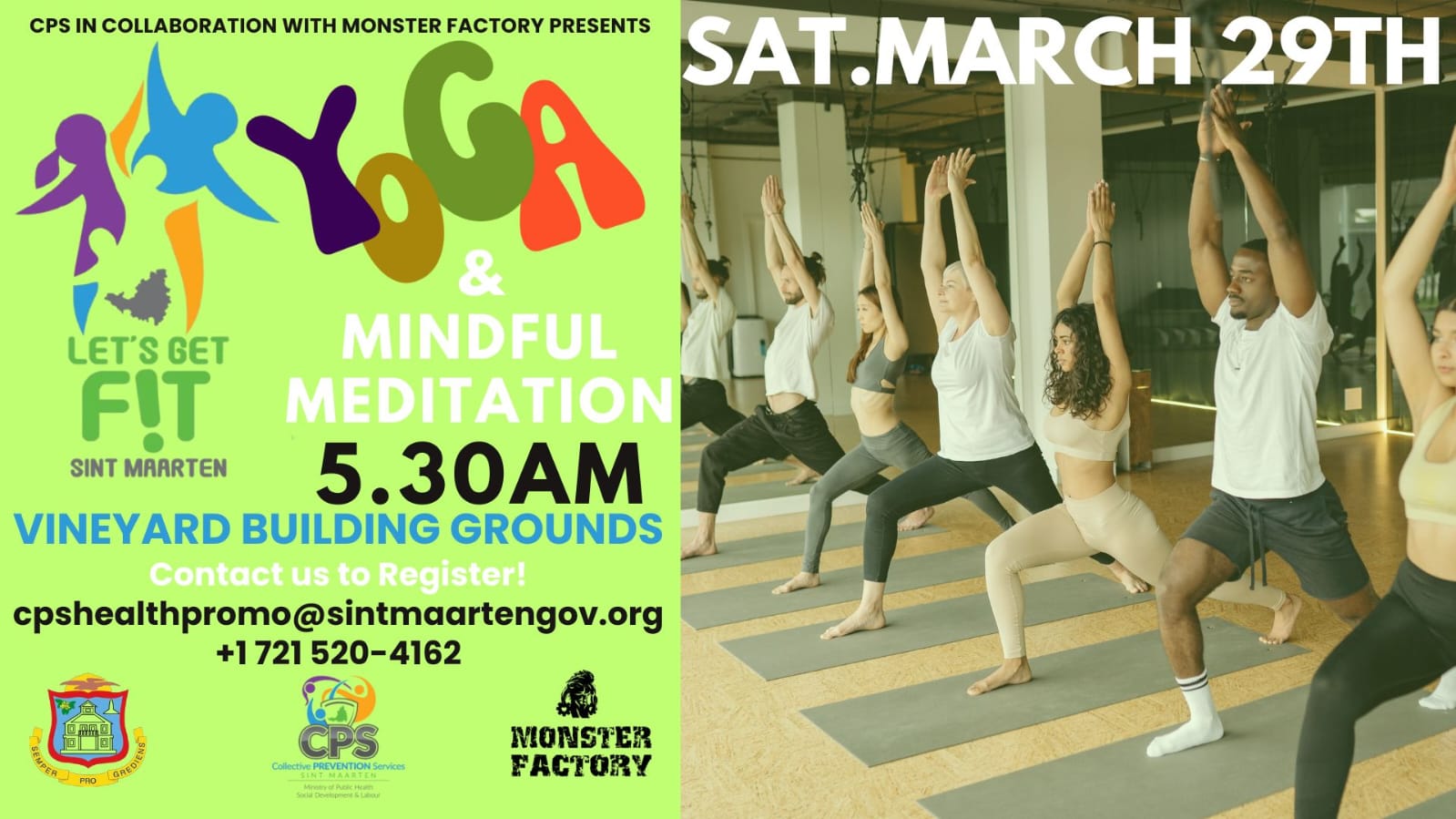 Cps Collaborates With Stakeholder For “Let’s Get Fit Sint Maarten” This Saturday To Pre-Commemorate Whd 2025 160 Minvsa Cps Fit Campaign Mar 29 Event