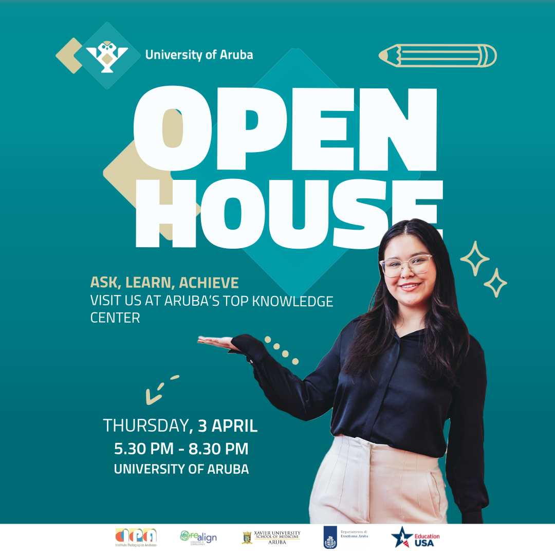Universidad Di Aruba Ta Invita Bo Pa Un Open House Experimental: Descubri Bo Propio Futuro Dia 3 Di April! 160 Open House Main Square