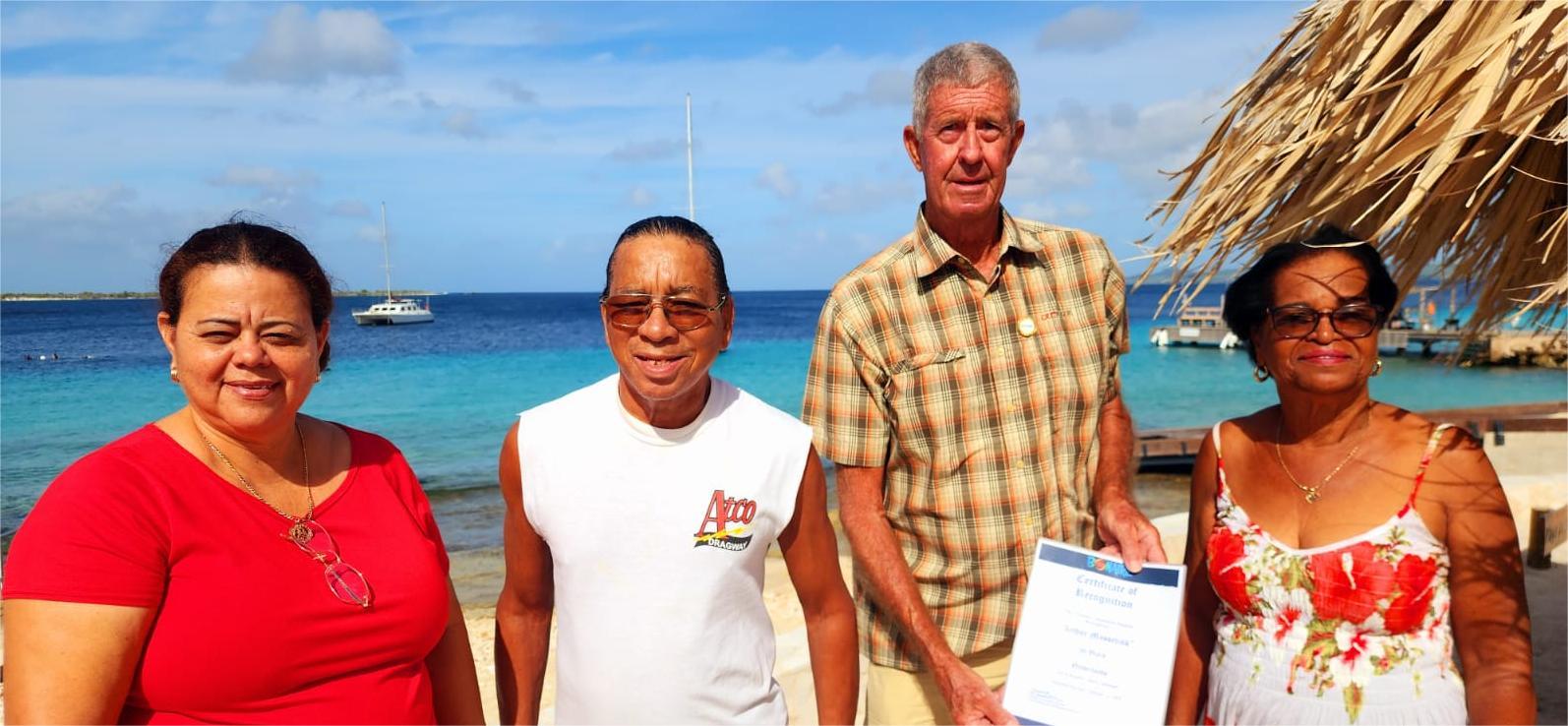 Tourism Corporation Bonaire Eert Negen Bezoekers Als Ambassadeurs Van Bonaire 160 Arthur Masselink 26 Years 12022025