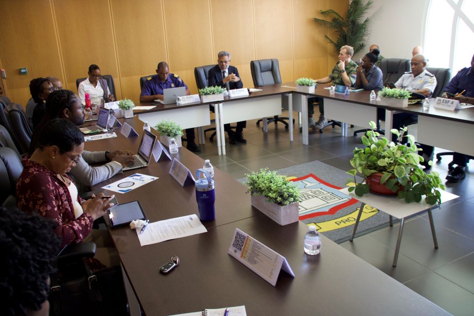 Eoc Esf 2025 Hurricane Season Meeting Pix2 Prime Minister Dr Luc Mercelina