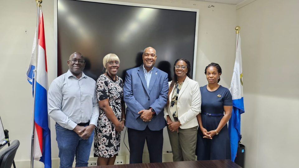 Shervin Frederick Department Head Pearl Hendrickson President Sedc Secretary General Miguel De Weever Sxm Two Liaison Leona Romeo And Avril Isaac Vice President Sedc