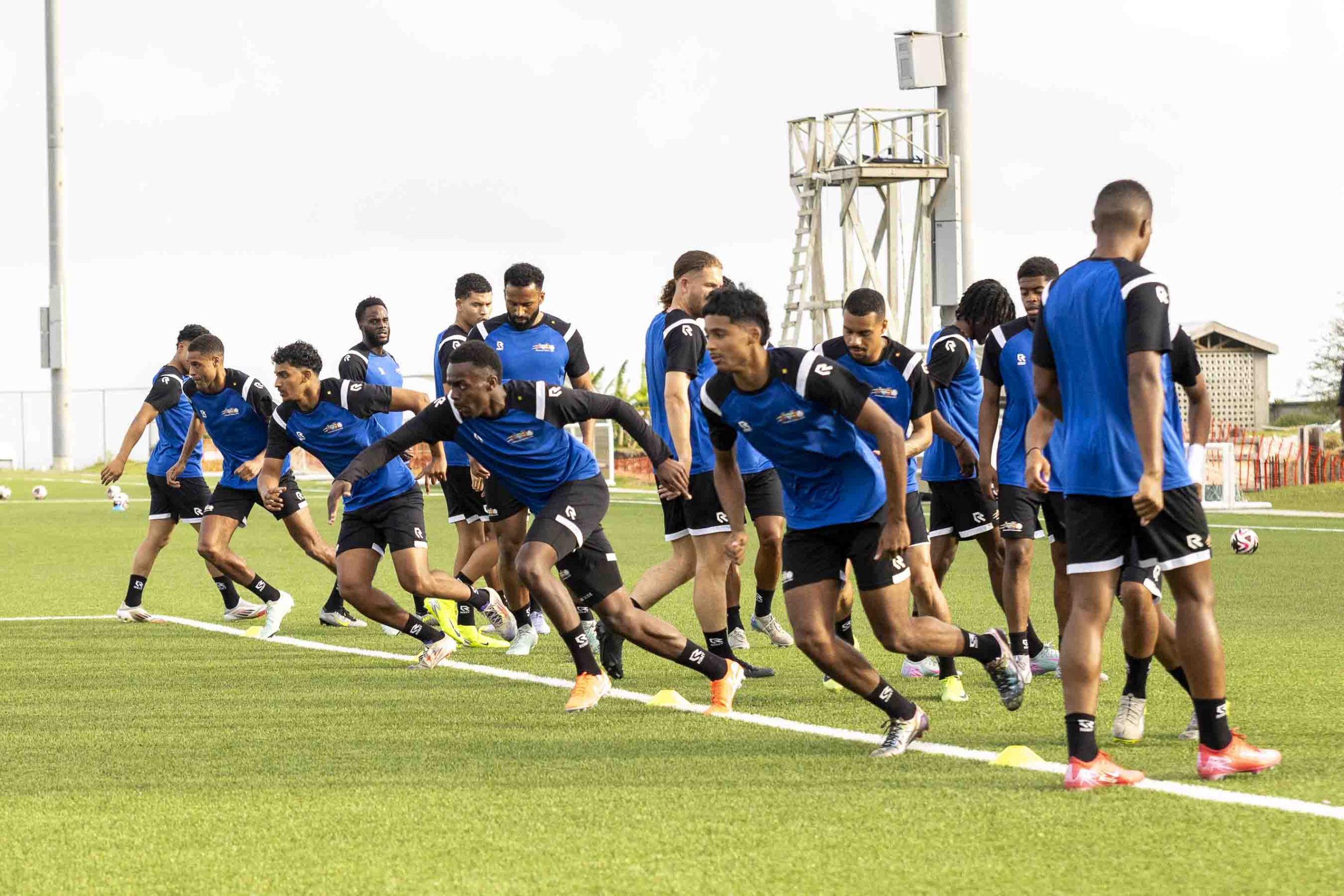Seleccion Nacional Di Aruba A Tuma Su Entrenamiento Oficial Prome Cu Wega Importante Contra Barbados 162 20250603 Img 9156 Scaled