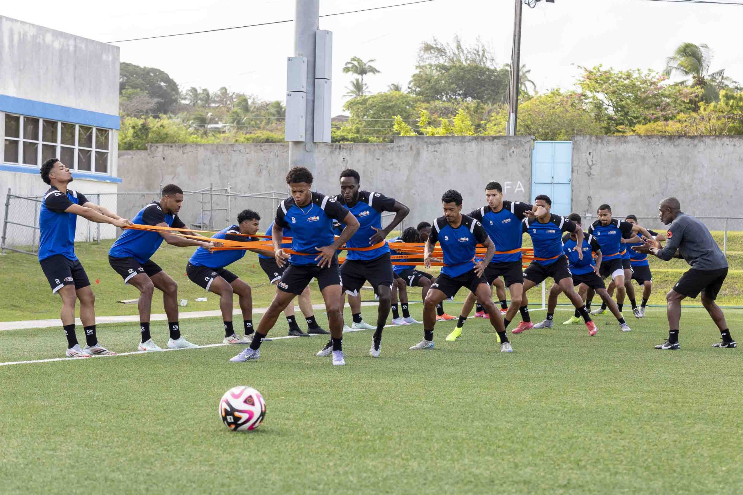 Seleccion Nacional Di Aruba A Tuma Su Entrenamiento Oficial Prome Cu Wega Importante Contra Barbados 161 20250603 Img 9317 Scaled