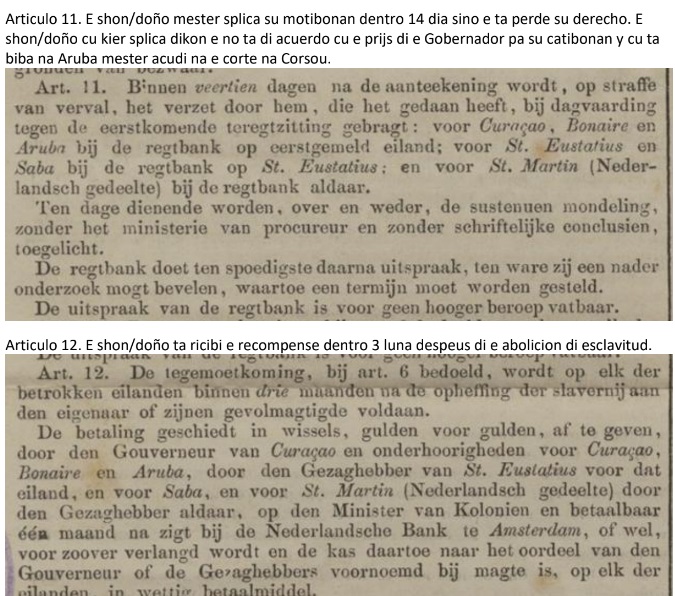 162 Aña Liberacion Di Esclavitud Na Aruba 163 7 1
